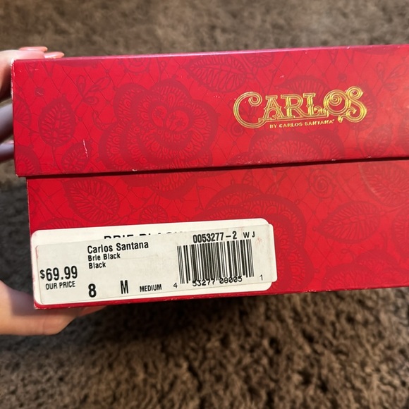 Women’s Size 8 Carlos Santana Black/Brie Black Bootie - Picture 3 of 12